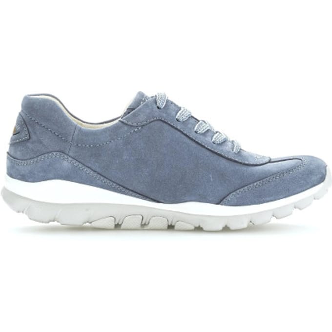 Gabor rollingsoft sensitive 46.965.16 - dames rollende wandelsneaker - Blauw - maat 38 (EU) 5 (UK)