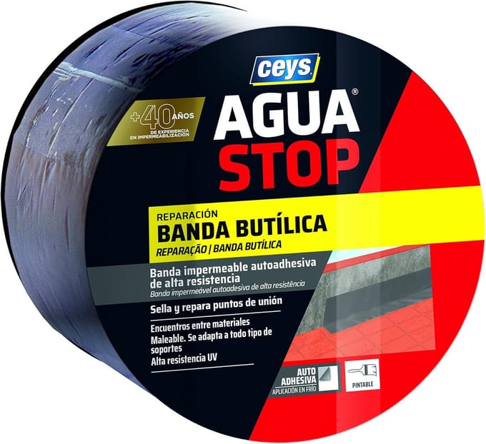 Reparatie Butyl Tape Grijs voor Waterdichte Afdichting