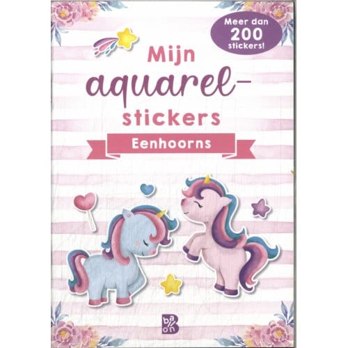 Mijn Aquarelstickers Eenhoorns