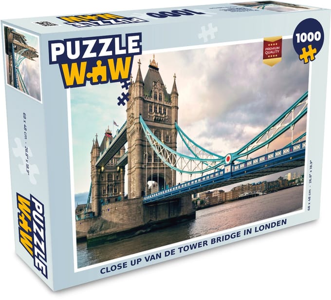 Puzzel Close up van de Tower Bridge in Londen - Legpuzzel - Puzzel 1000 stukjes volwassenen