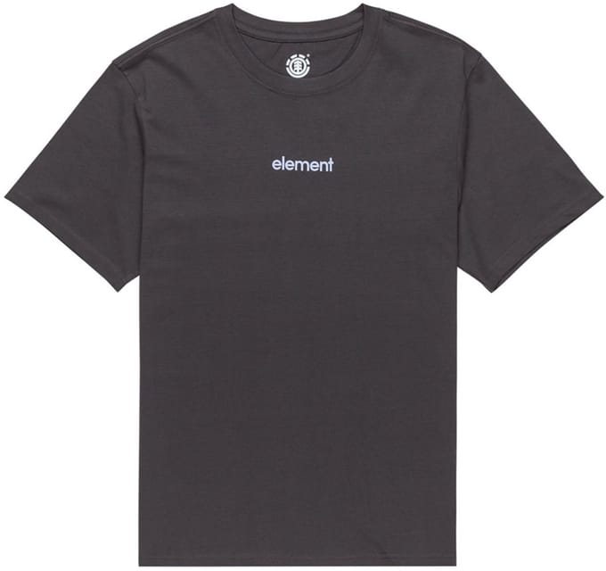 Element Simple Logo T-shirt Met Korte Mouwen Zwart S Man