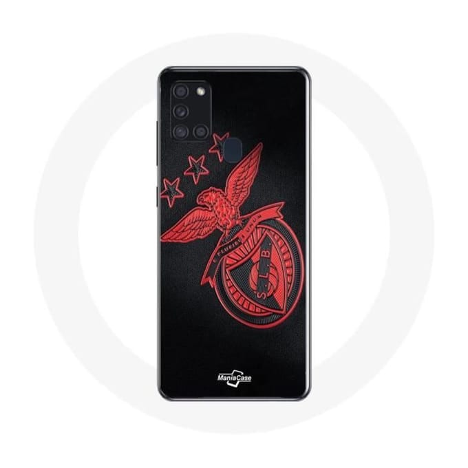 Coque - Maniacase - Samsung Galaxy A21S - Noir - Souple - Motif Benfica noir