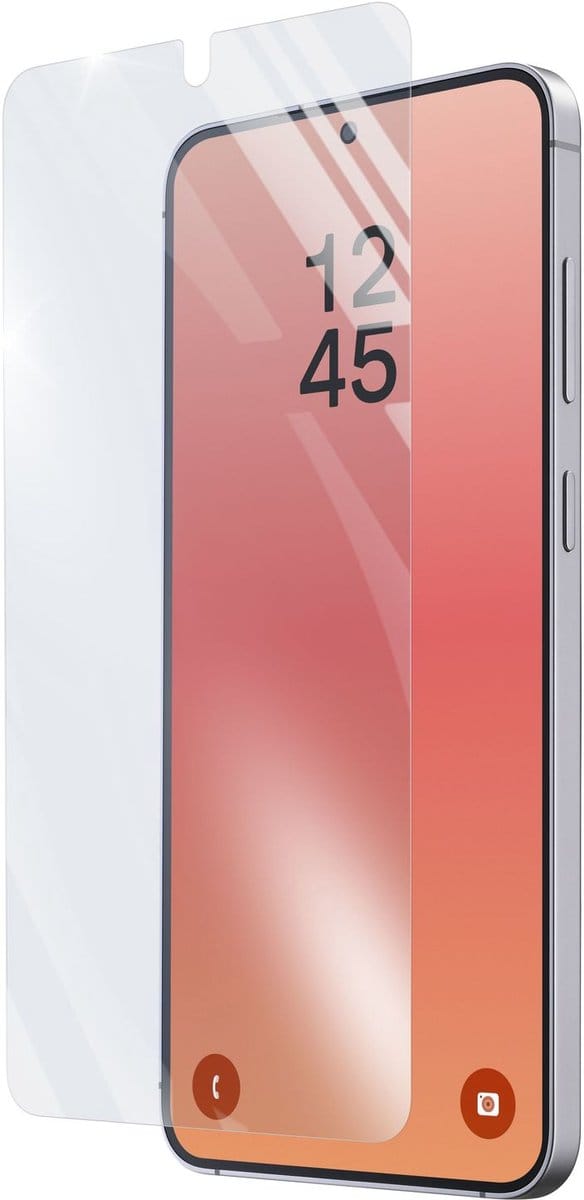 Cellularline Screenprotector 9H Gehard Glas - Geschikt voor Samsung Galaxy S26 Plus - Edge-to-Edge - Transparant