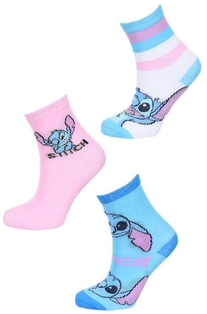 Stitch - sokken Disney Stitch - 3 paar - maat 27/30