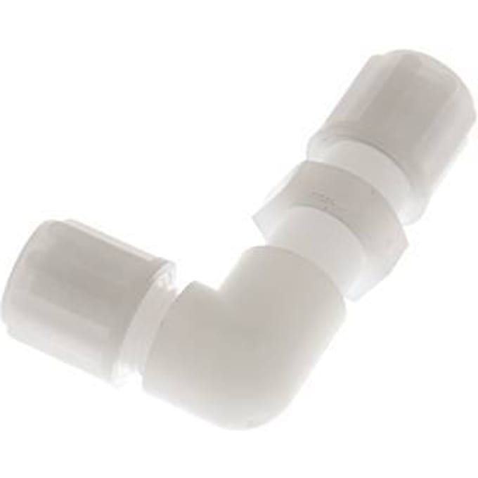 6x4mm Pvdf L-Vorm Knelfitting Schotdoorvoer 10bar