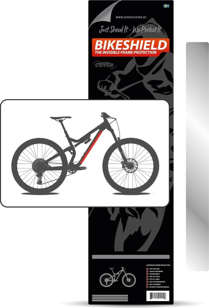 Bikeshield - Tube Shield Medium Matte - framebescherming sticker