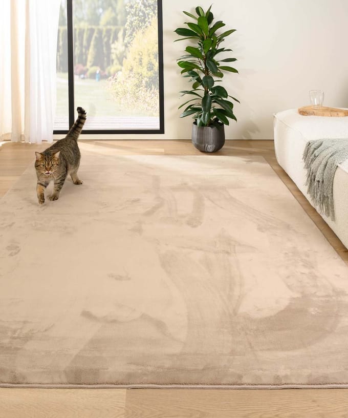 Loper zacht - Plush beige 80x250
