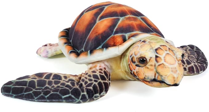 PIA Soft Toys - Pluche Knuffeldier Zeeschildpad - 35 cm