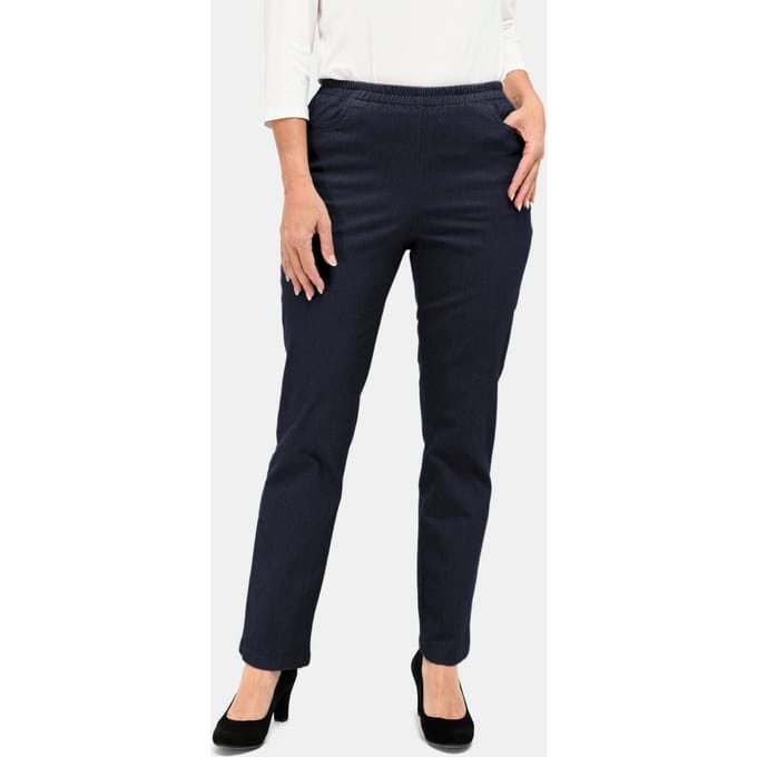 Jeansbroek - marine - Gr. 54 van Goldner Fashion