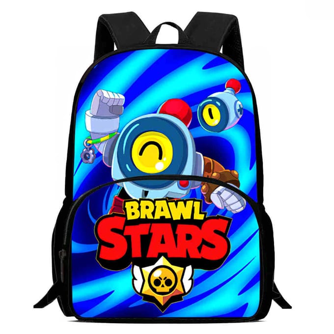 Brawl Stars Schooltas Hoge Definitie Print Multi-Functioneel Lichtgewicht Rugzak