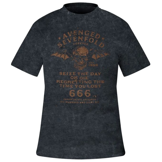 Avenged Sevenfold - Seize The Day Heren T-shirt - M - Zwart