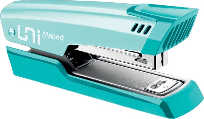 Maped nietmachine universeel half strip 20/25 blad, pastellmint