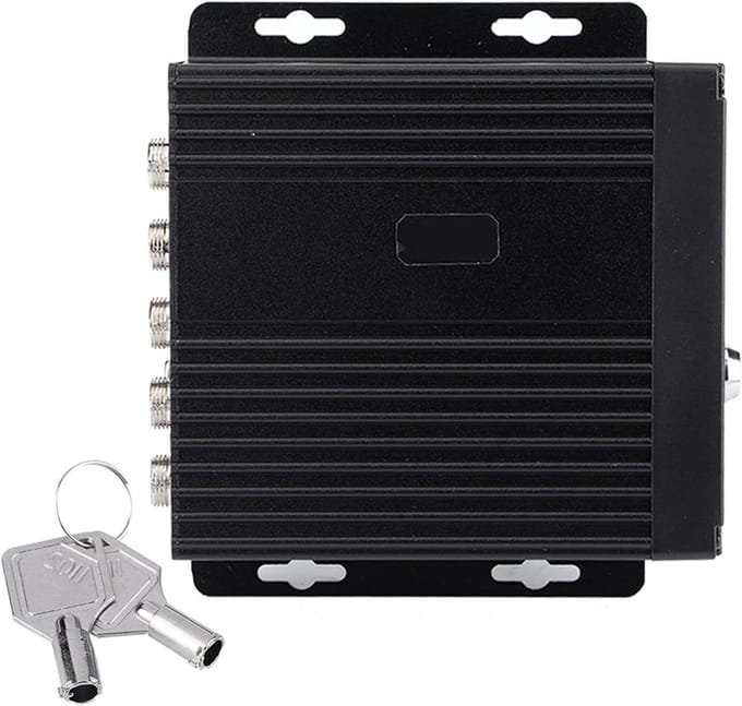 Auto DVR Recorder - Mobiele Camera - Veilige Rit - 4 Kanaals Opname - 140 x 42 mm - Zwart