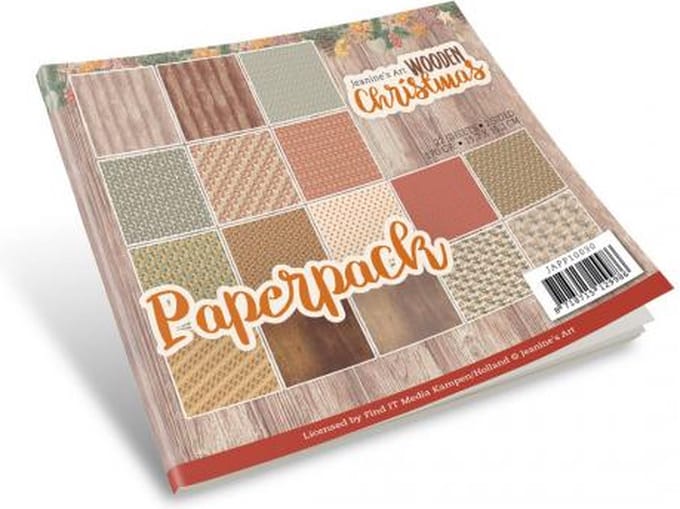 Paperpack - Jeanine's Art - wooden Christmas