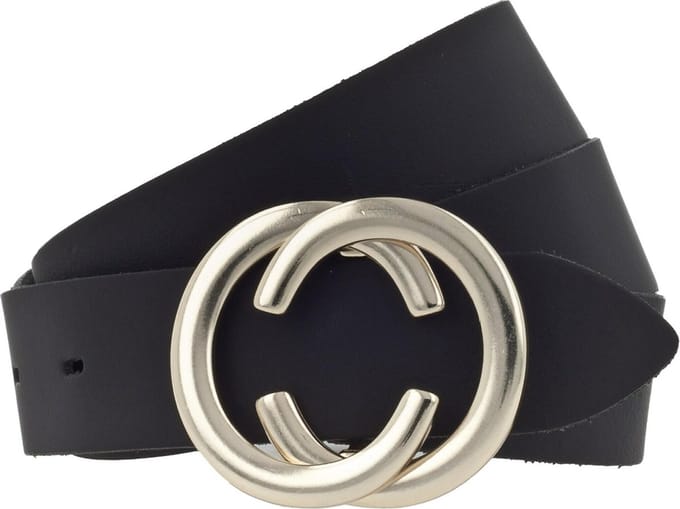 Vanzetti Riem leer - Dames - 90 cm - black