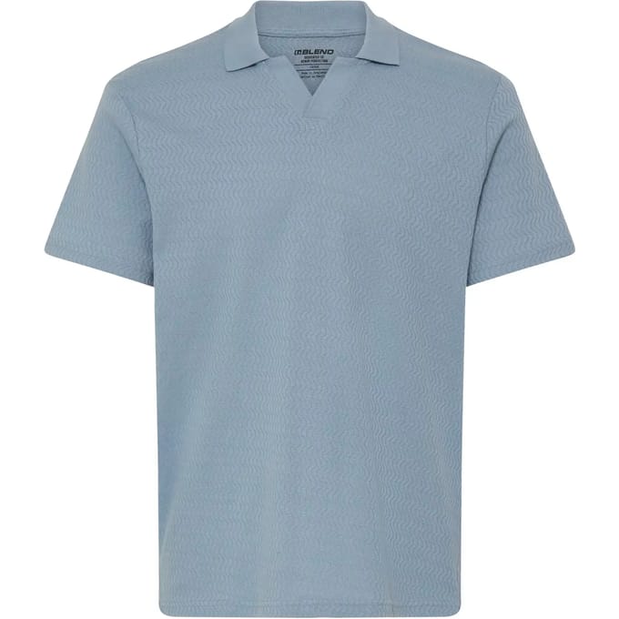 Regular fit poloshirt met structuurpatroon Model 'Heskild'