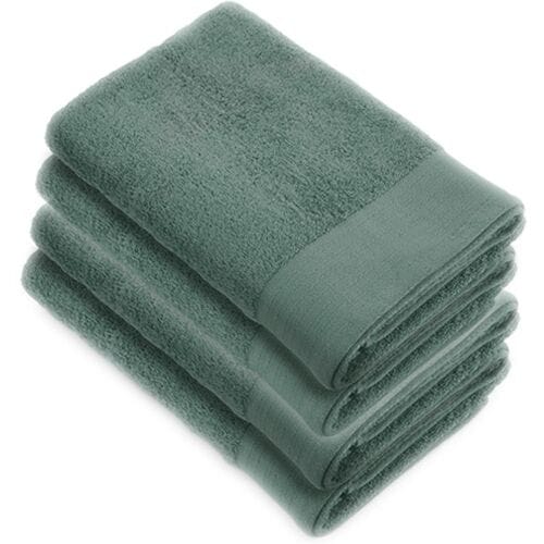 Walra Soft Cotton Handdoek 70 x 140 cm 550 gram Legergroen - 4 stuks