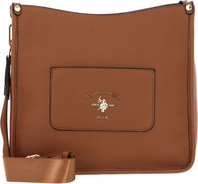 U.S. POLO ASSN. Schoudertas Stanford Hobo Tan Bruine