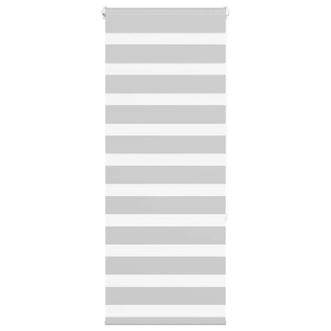 vidaXL - Zebra - rolgordijn - 60x150 - cm - stofbreedte - 55,9 - cm - lichtgrijs