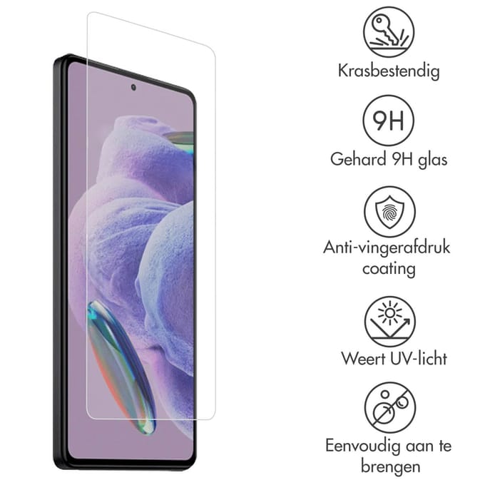 Accezz Screen Protector - Geschikt voor Xiaomi Redmi Note 12 Pro Plus - Gehard Glas Screenprotector