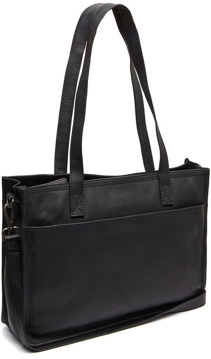 Chesterfield Adana Waxed Pull Up Shopper - Zwart