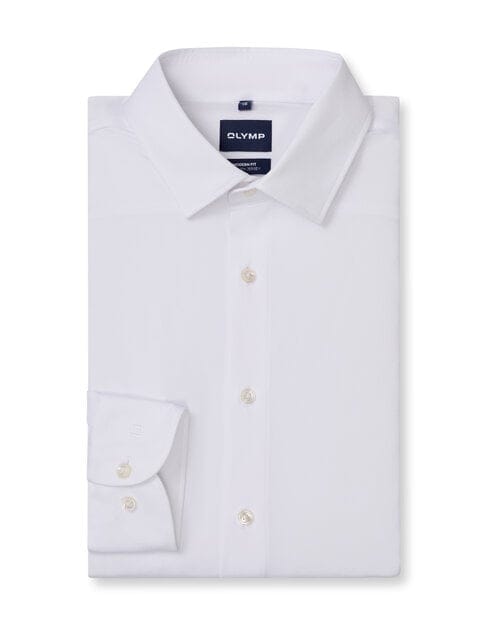 OLYMP Luxor 24/Seven Overhemd, Modern Fit, New Kent, Wit