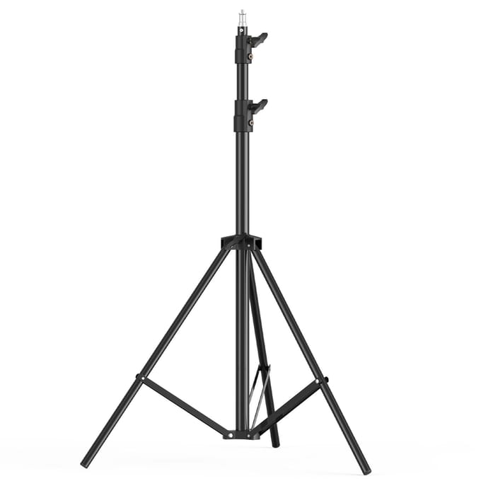Andoer Support de Lumière Portable en Métal Robuste Réglable Trépied de Photographie Max. la taille noir
