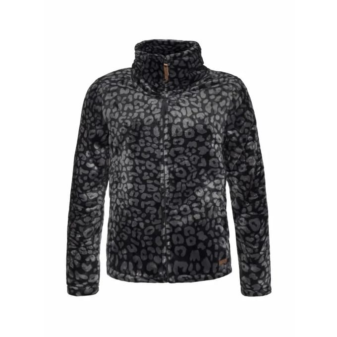 Protest Prtpaco – Fleece vest Dames – Panterprint – High-pile fleece