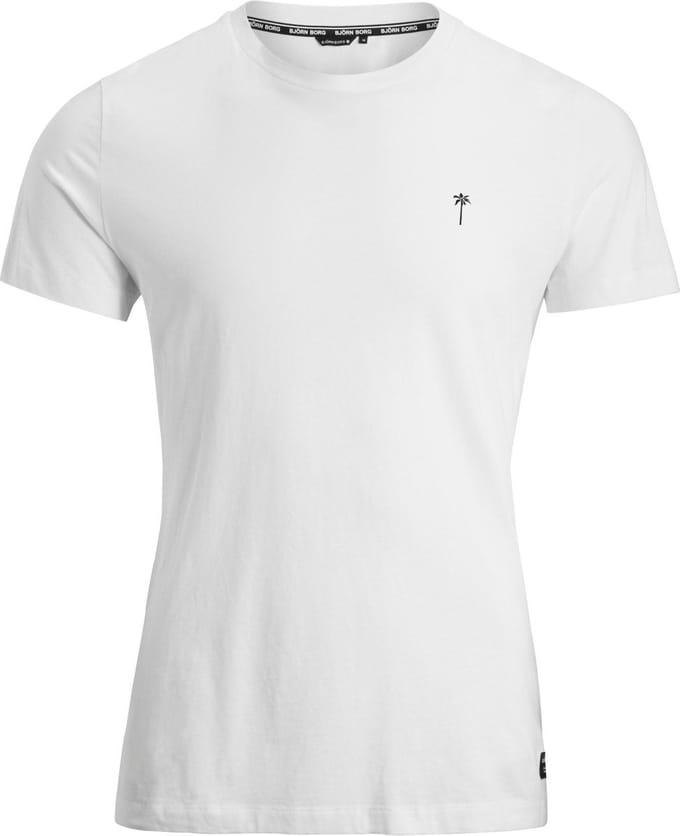Bjorn Borg Sportshirt casual - 1p TEE SUMMER - wit - mannen - M