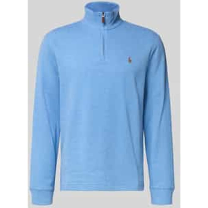 Gebreide pullover met opstaande kraag