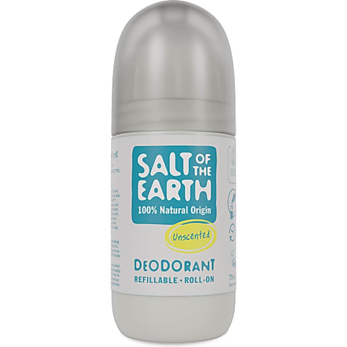 Salt of the Earth Natuurlijke Deodorant Roller Parfumvrij 75 ml