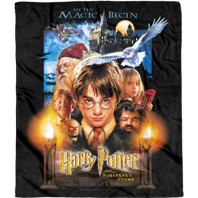 Harry Potter Sorcerer's Stone Fleece Blanket - M