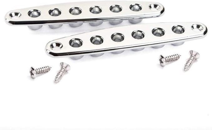 Allecto Plus - Gitaar Montage Ferrules voor Body Vervanging Accessoires Basgitaar Chrome