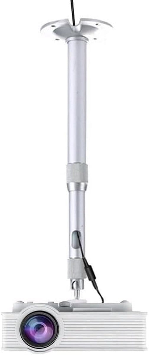 Projector Beugel - Muur Mount - Thuisbioscoop Inrichten - Volledige Rotatie - 22 cm - Zilver