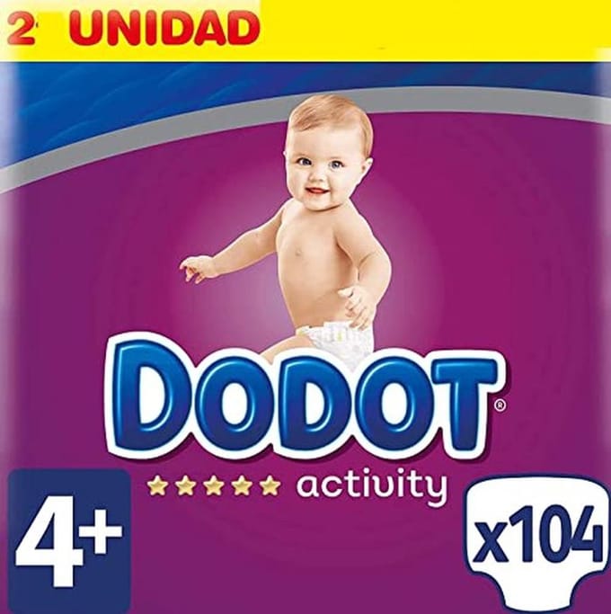 Activity Extra Babyluiers Maat 4 - 104 Stuks