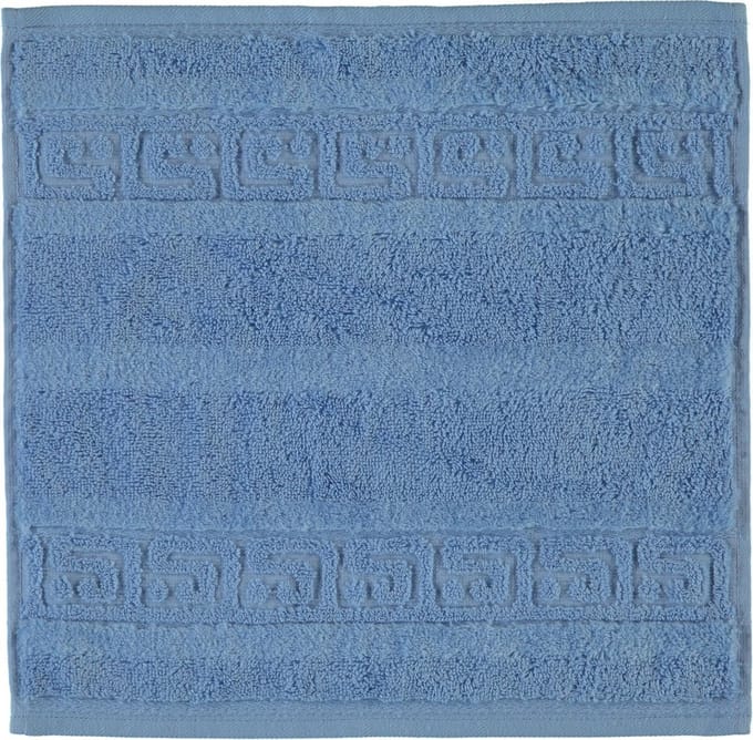 CAWÖ Noblesse Uni Washandje - Lichtblauw - 30x30
