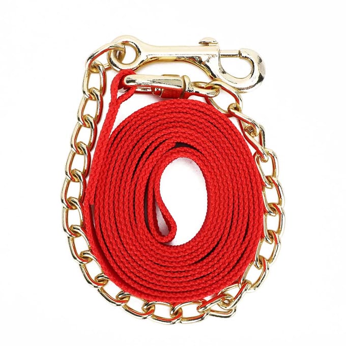 Corde de Traction portative pour cheval de bétail, accessoire de cordes de maintien avec crochet red
