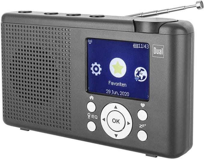 Internet Tafelradio met DAB+, FM, Bluetooth en USB-C - Draadloos Genot voor Thuis en Op Reis