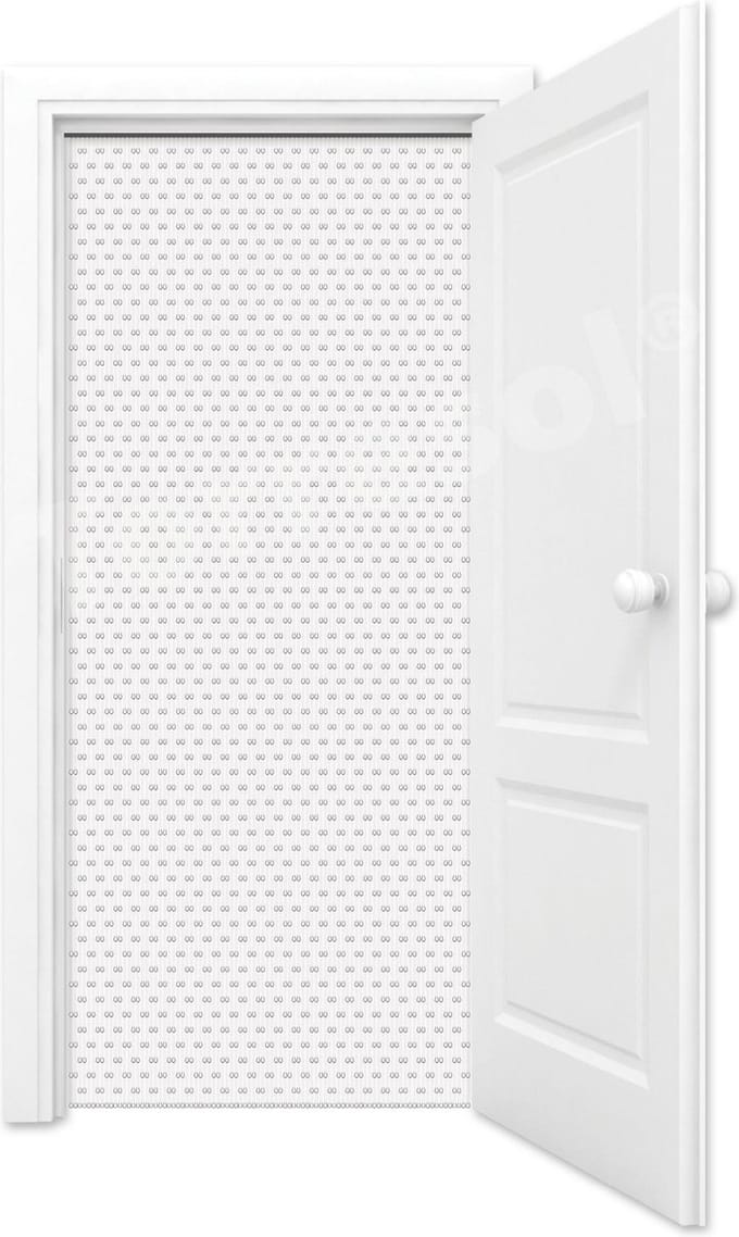 Torresol Vliegengordijn K&K 25A | 90*210 cm | 100% wit