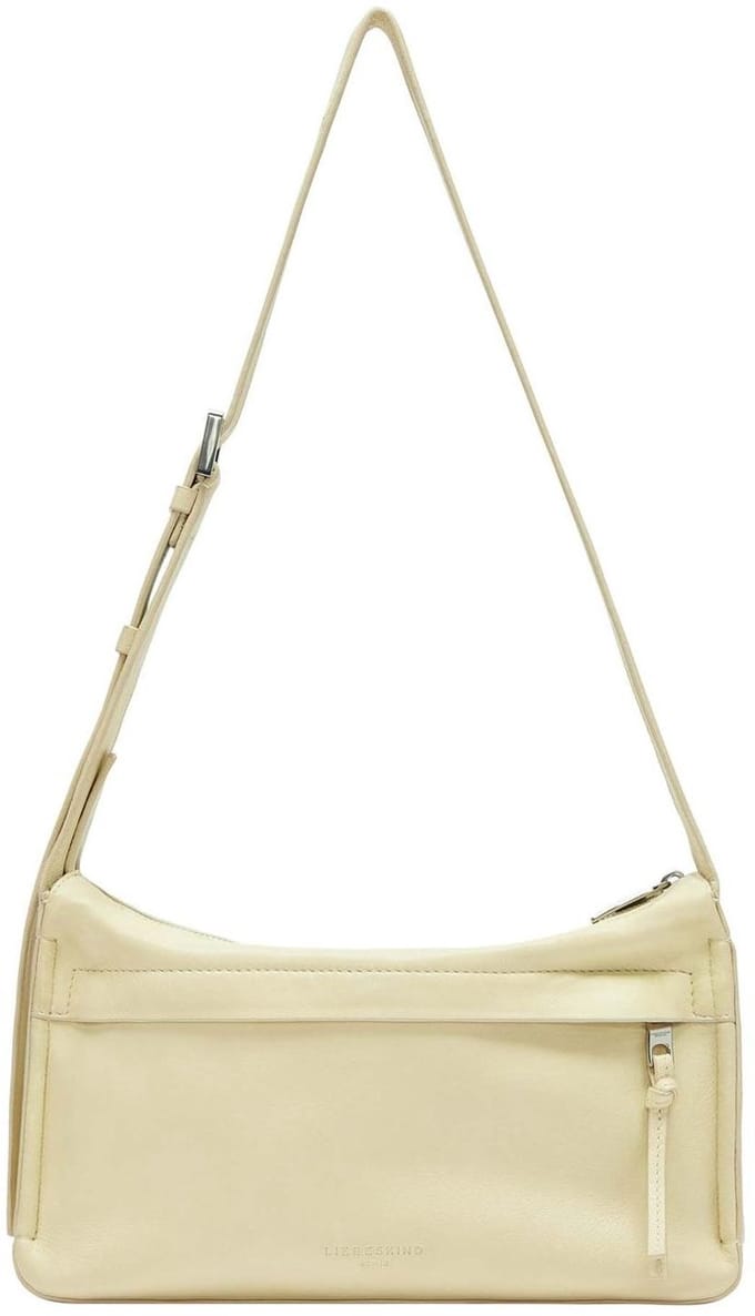 LIEBESKIND BERLIN Leren Schoudertas Sky Sheep Natural Hobo Bag Lemonade Lichtgeel