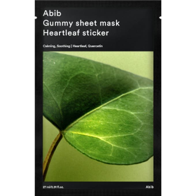 [Promotie] Abib - Gummy Sheet Mask - Heartleaf Sticker - 1stuk