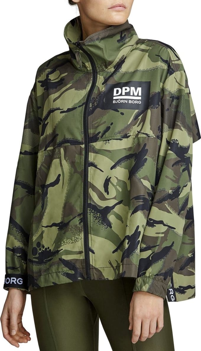 Björn Borg - Dames - DPM Cairo Running Jacket - Multicolour - Maat 36