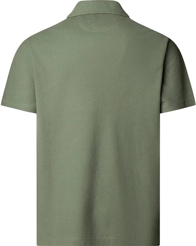 Hackett Honeycomb Korte Mouw Poloshirt Groen XL Man
