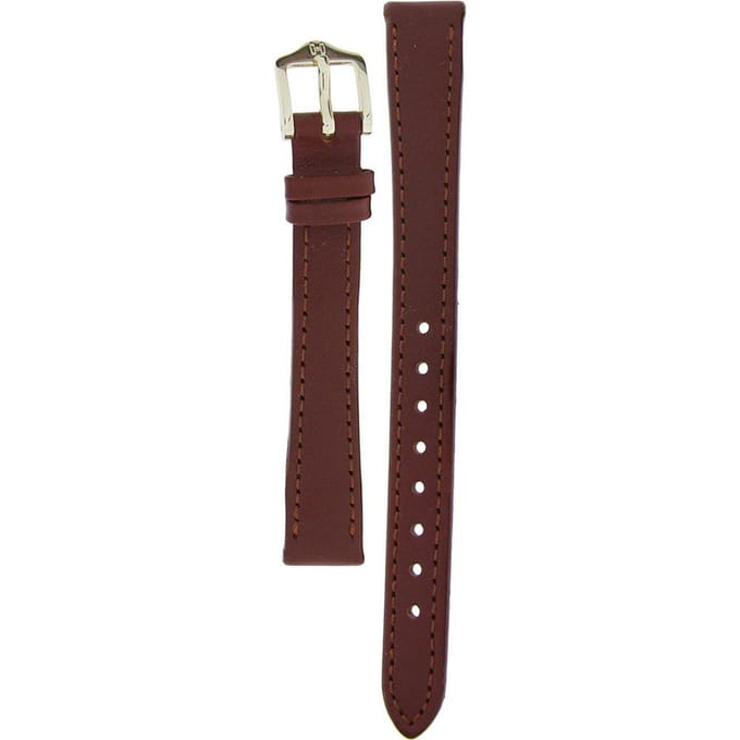 Hirsch Horlogeband -  Osiris Middenbruin - Leer - 12mm