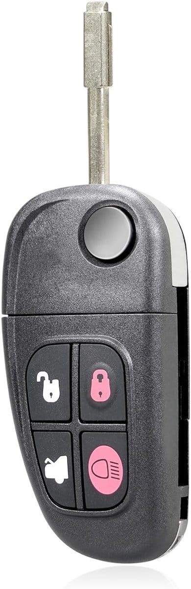 Sleutelhanger voor Jaguar S-Type, XJ8 en X-Type - Keyless Entry Remote Control - Zwart Design