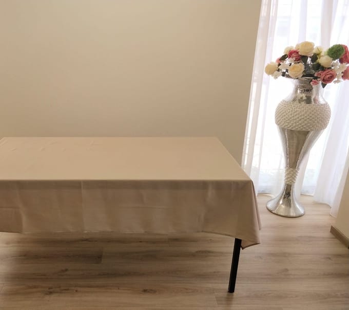 Tafelkleed 150x240 cm-Beige Roze