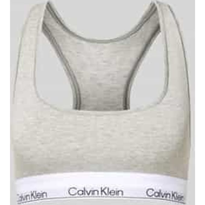 Calvin Klein Underwear Icon Cotton Bralette - Grijs- Dames, Grijs XL