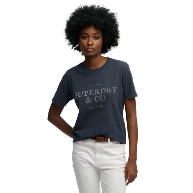 Superdry - Luxe Casual Relaxed T-shirt - Dames - T-shirts
