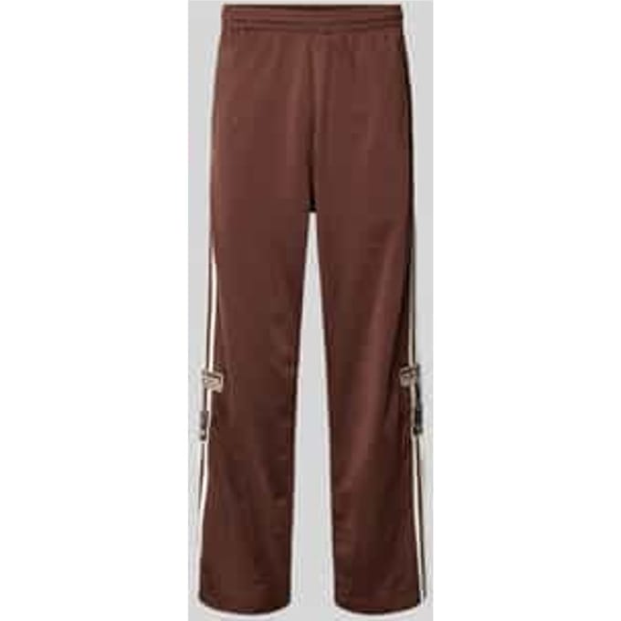 Wide fit joggingbroek met logostitching, model 'Adibreak'