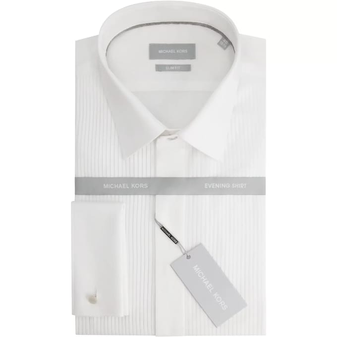 Shirt met lange mouwen Michael Kors Tuxedo Slim Fit